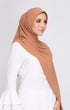 Slit Instant Shawl | Latte Brown